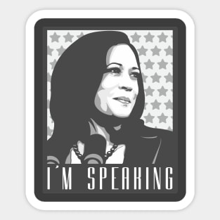 Kamala Harris I'm Speaking Sticker